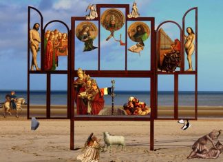 Voyages au pays du collage et des collagistes Collage Agneau-Aron