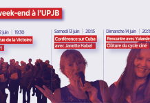 Ce week-end à l’UPJB : concert & rencontres