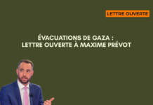 Evacuations de Gaza : lettre ouverte à Maxime Prévot