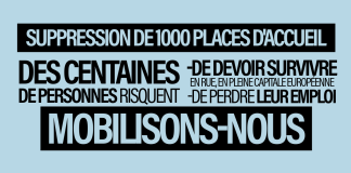 NON à la suppression de 1.000 places d’accueil à Bruxelles